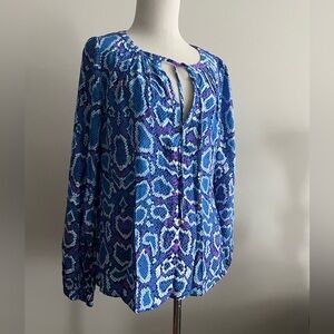 NWT Alice & Trixie silk long sleeve blouse in small